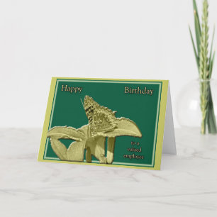 Geburtstagskarte des Mitarbeiters Karte