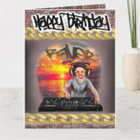 Geburtstagskarte DJ