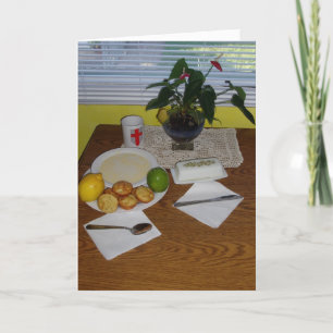 Geburtstagskarte "Ein Künstlerfrühstück" Karte
