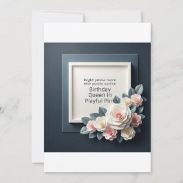 GEBURTSTAGSKARTE EINLADUNG