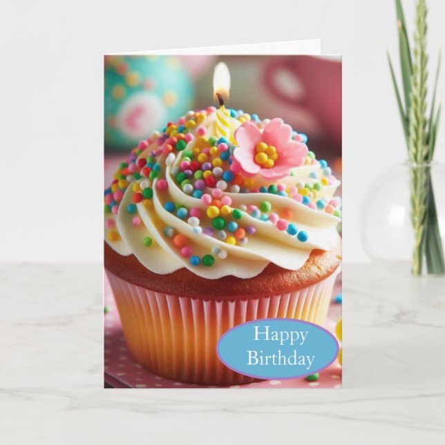 Geburtstagskarte Einladung (Vorderseite)