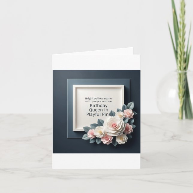 GEBURTSTAGSKARTE EINLADUNG (Vorderseite)