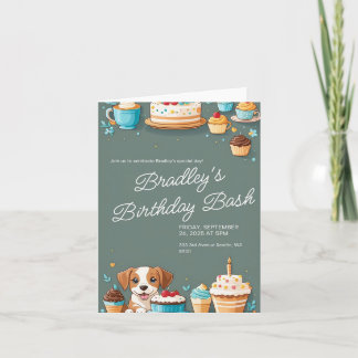 GEBURTSTAGSKARTE EINLADUNG