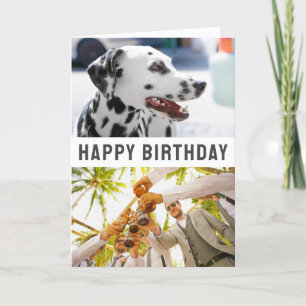 Geburtstagskarte Falten 2 Fotos & Text Dankeskarte