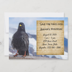 Geburtstagskarte Flat Save the Date Card