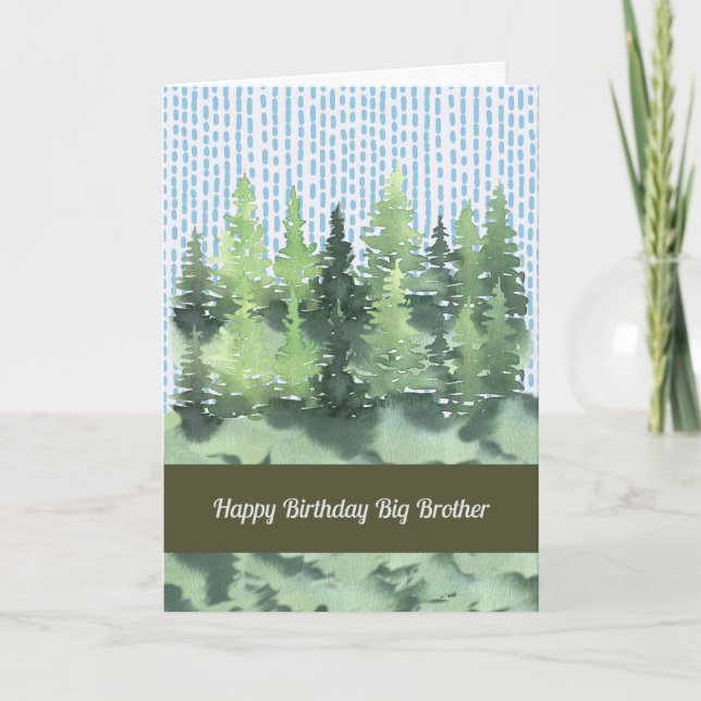 Geburtstagskarte für Big Brother Dankeskarte (Vorderseite)