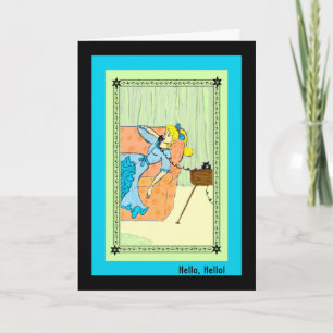 Geburtstagskarte für eine alte Mode zum Geburtstag Karte