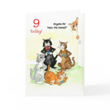 Geburtstagskarte für einen 9 Jahre alten Video Gam