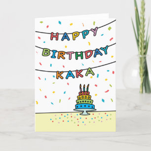 Geburtstagskarte für Kaka Karte