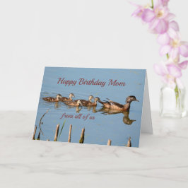 Geburtstagskarte für Mama von uns allen Karte