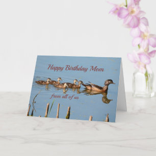 Geburtstagskarte für Mama von uns allen Karte