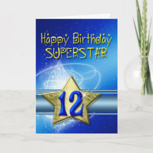 Geburtstagskarte für Superstar Karte