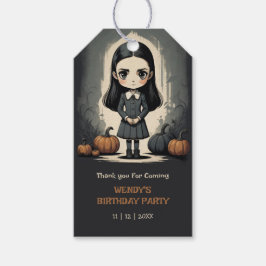 Geburtstagskarte halloween Flat Holiday Card Geschenkanhänger