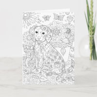Geburtstagskarte - Happy Doodling Auntie