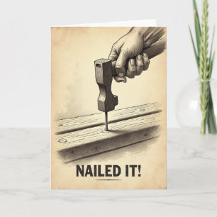 Geburtstagskarte im Vintage-Design Karte