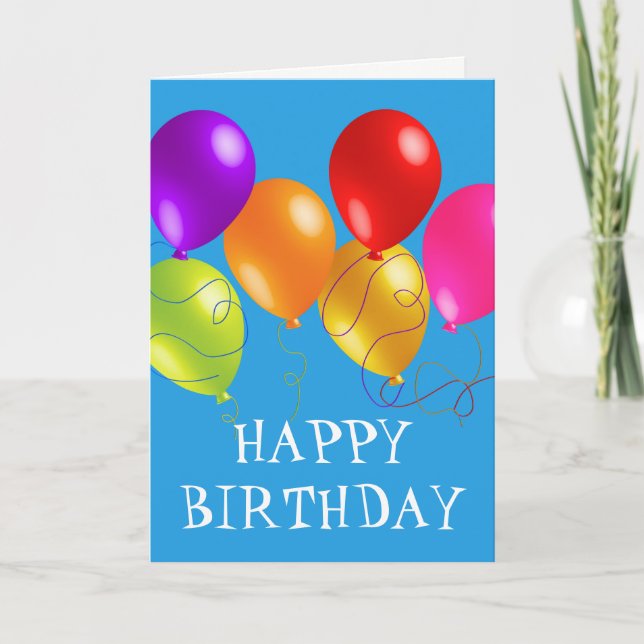 Geburtstagskarte Karte (Vorderseite)