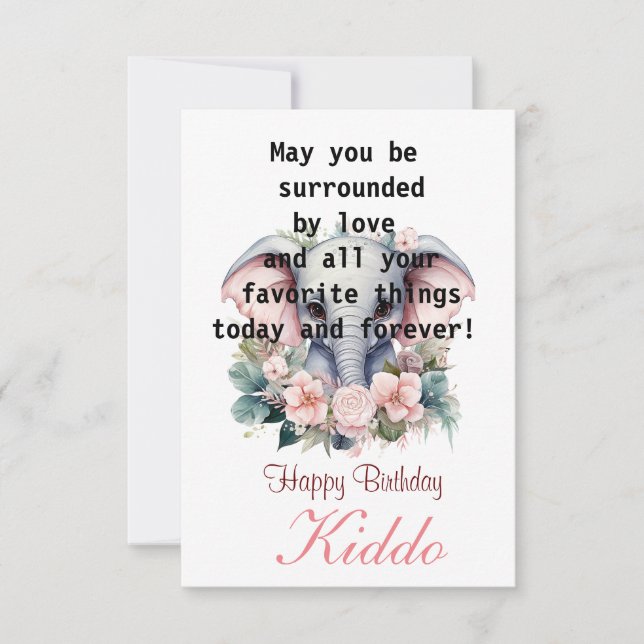 Geburtstagskarte Karte (Vorderseite)