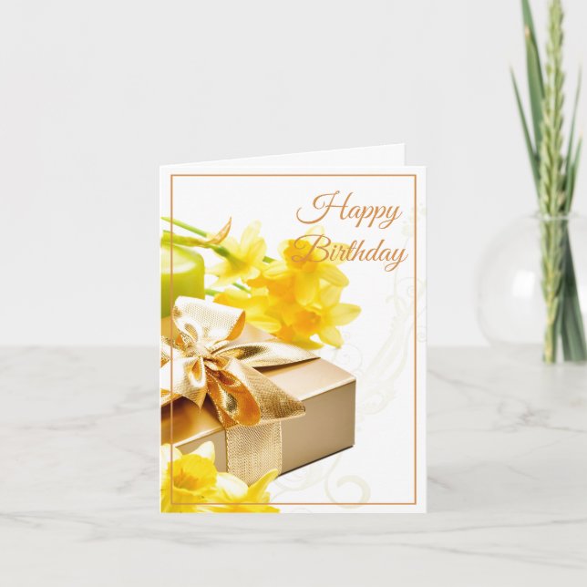 Geburtstagskarte Karte (Vorderseite)