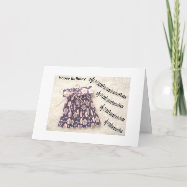 Geburtstagskarte Karte (Vorderseite)