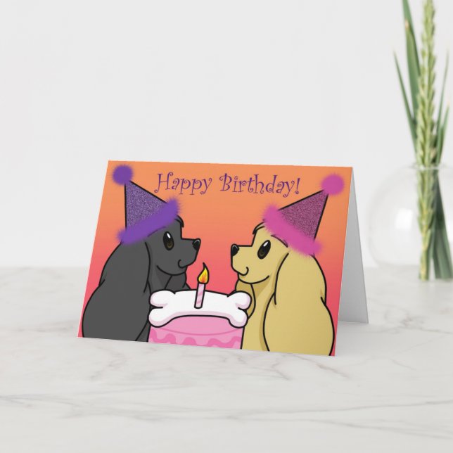 Geburtstagskarte Karte (Vorderseite)