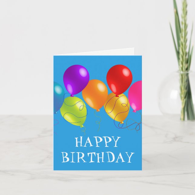 Geburtstagskarte Karte (Vorderseite)