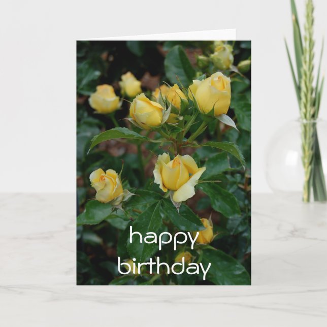 Geburtstagskarte Karte (Vorderseite)