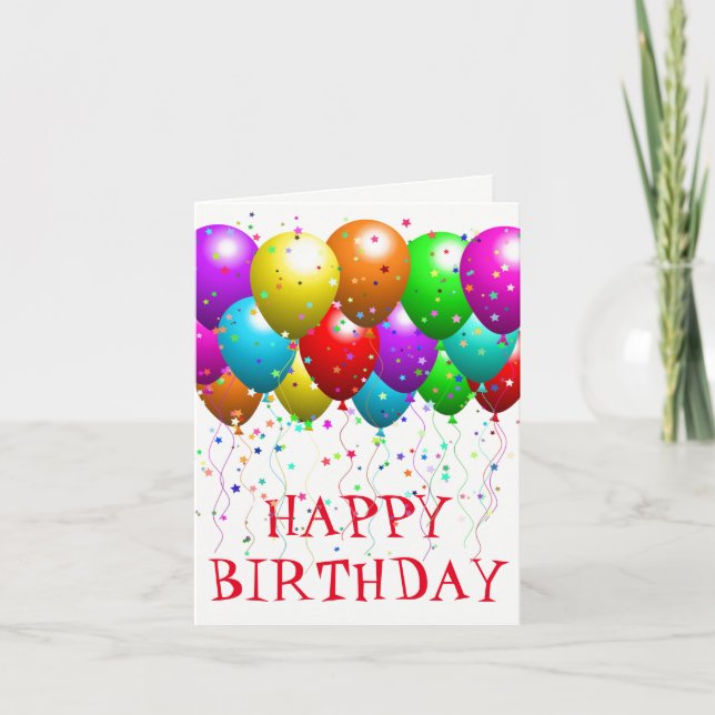 Geburtstagskarte Karte (Vorderseite)