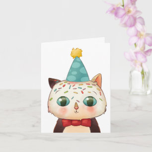 Geburtstagskarte Katze Niedliche Funny Sprinkles I Karte