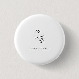 Geburtstagskarte, kreische Geburtstagskarte, Papag Button