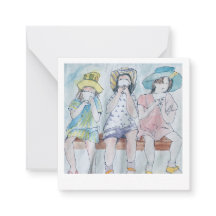 Geburtstagskarte Mädchen mit Eiscreme