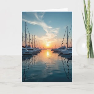 Geburtstagskarte Marina Sonnenuntergang Freude Karte