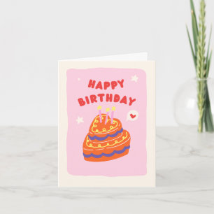 Geburtstagskarte mit Balloons & Candles Karte