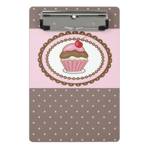 Geburtstagskarte mit Cupcake Mini Klemmbrett