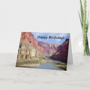 Geburtstagskarte mit Grand Canyonwitz Karte