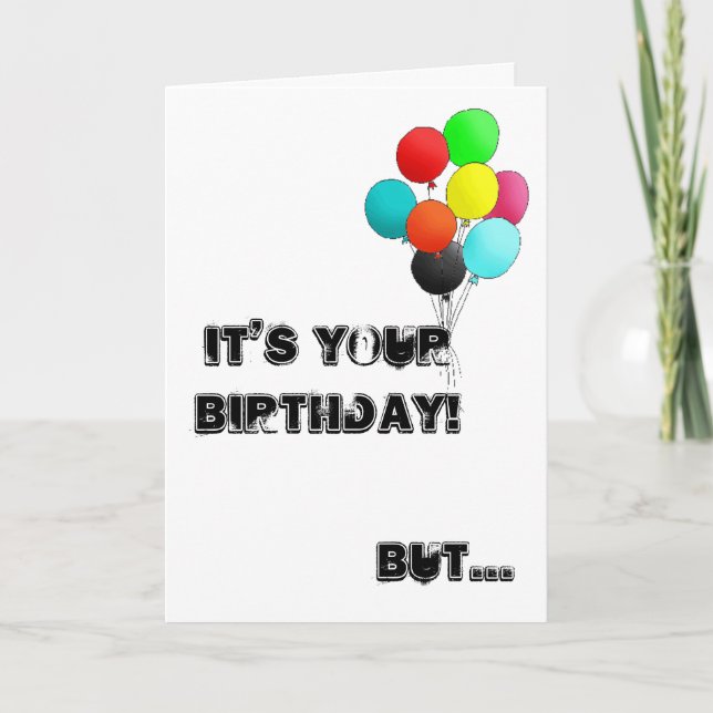 Geburtstagskarte mit Honigdachs Karte (Vorderseite)