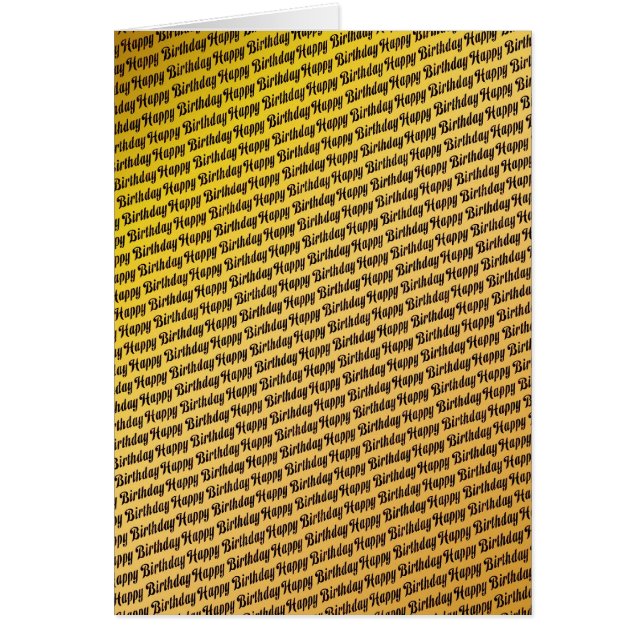 Geburtstagskarte mit mehrfachem Text (Vorne)