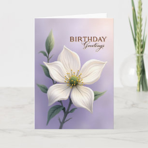Geburtstagskarte mit Petal-Design Karte