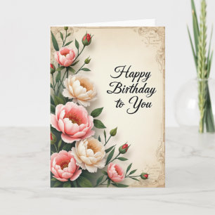 Geburtstagskarte mit Scripted Wishes Karte