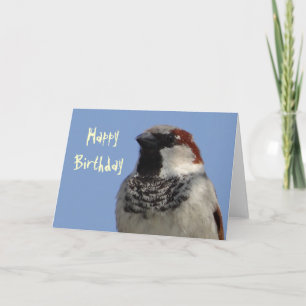 Geburtstagskarte niedlicher kleiner Vogel Karte