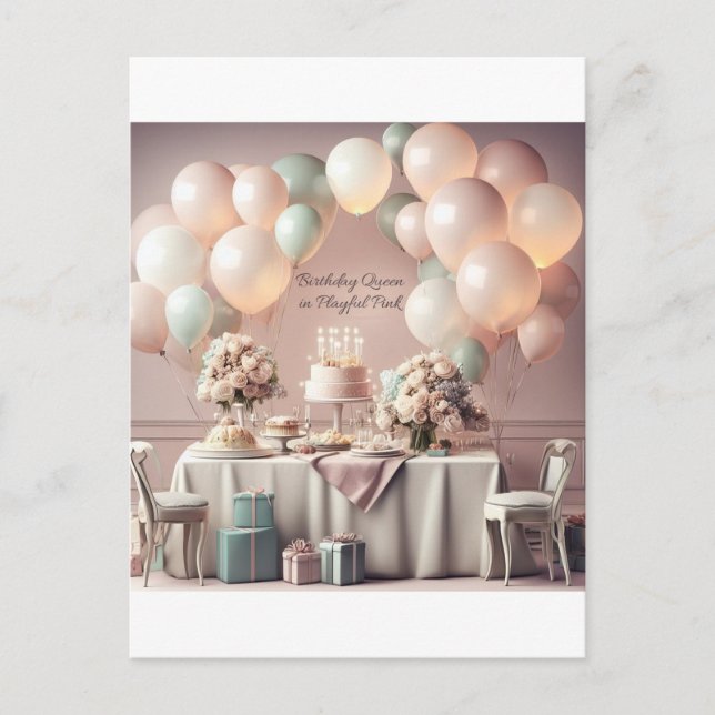 GEBURTSTAGSKARTE POSTKARTE (Vorderseite)