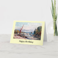 Geburtstagskarte - Richmond Bridge, Richmond, Surr