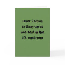 Geburtstagskarte - Sarastisch