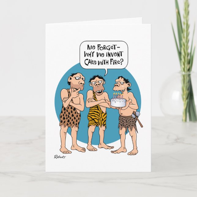 Geburtstagskarte: Senior Moment Karte (Vorderseite)