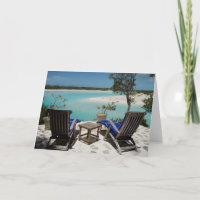 Geburtstagskarte sitzen in der ersten Reihe