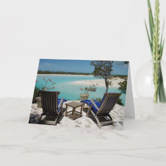 Geburtstagskarte sitzen in der ersten Reihe Karte