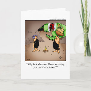 Geburtstagskarte Spaß "Cravings" für sie Karte