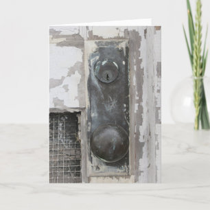 Geburtstagskarte "Upper Bluff Doorknob" Karte