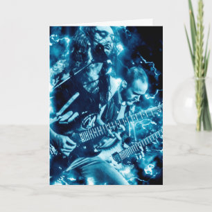 Geburtstagskarte von Hard Rock Heavy Metal Band Karte