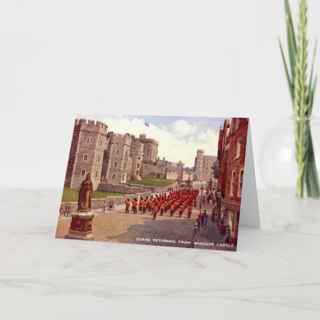 Geburtstagskarte, Windsor Castle Karte (Vorderseite)