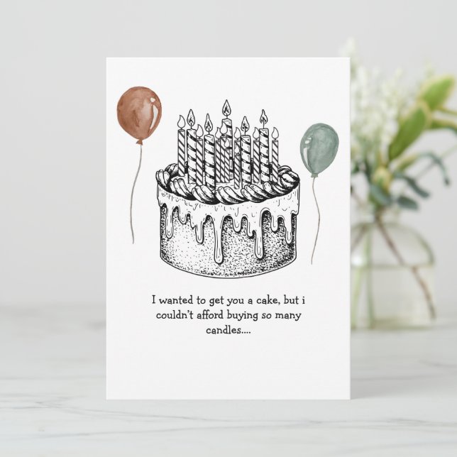 Geburtstagskarte Witziges Geburtstagskarte für Opa Feiertagskarte (Stehend Vorderseite)